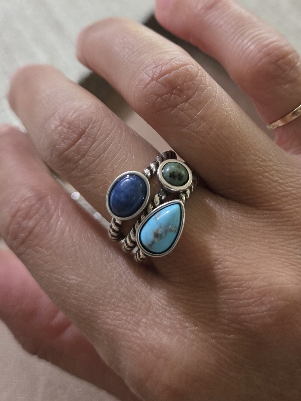 Brighton Monte Carlo Trio Stackable Ring Set - Picture 2 of 10